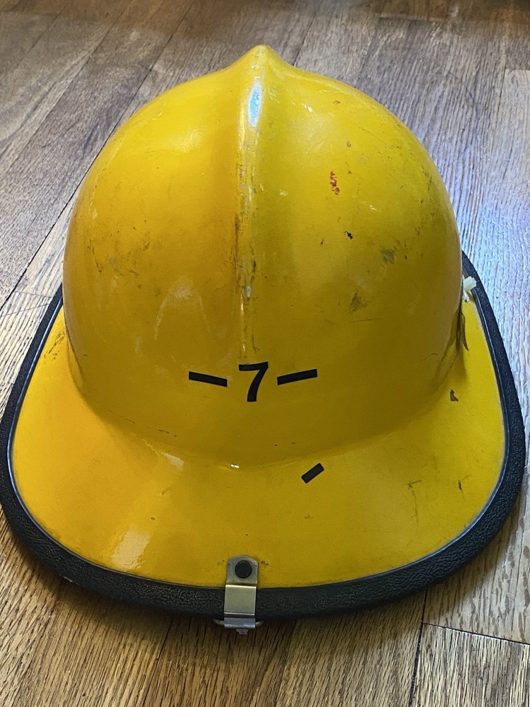 Late 1980s Pima County Emergency/ Fire First Responders Protective Helmet