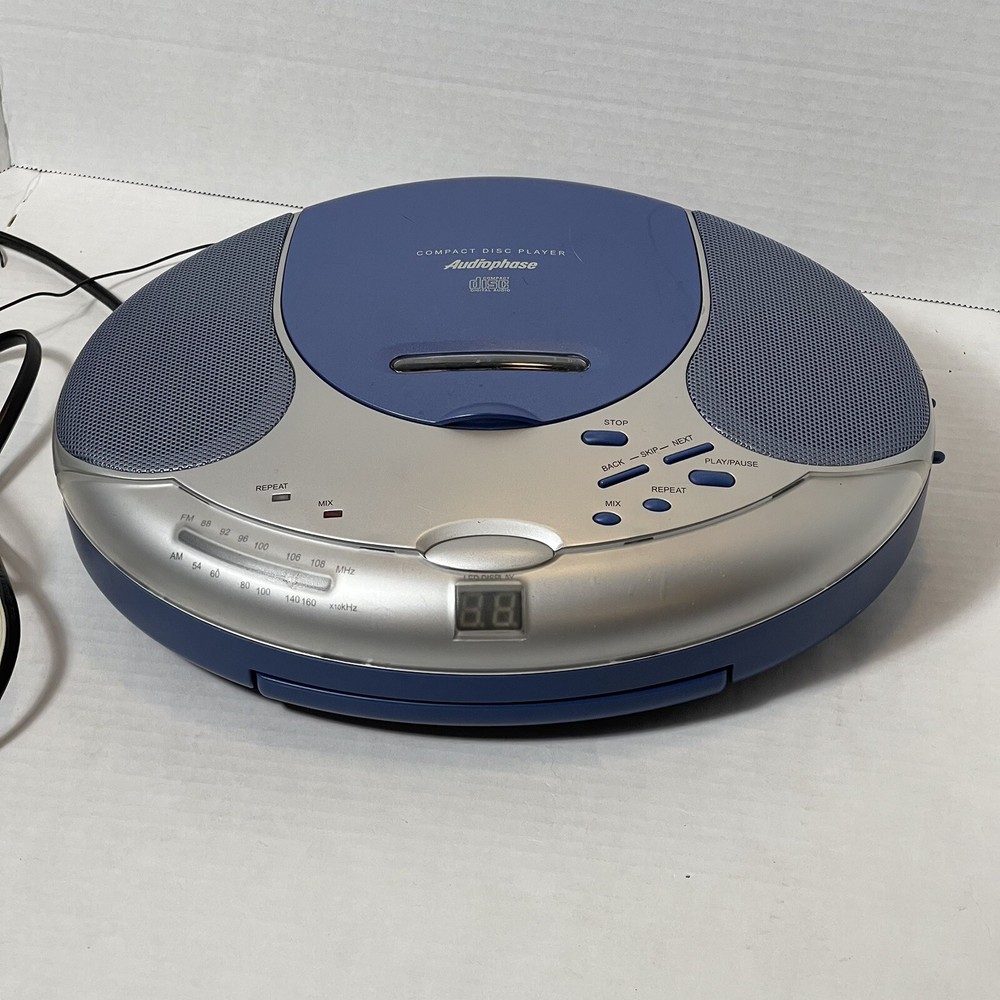 Audiophase Compact Disc Player Model CD01 AM/FM