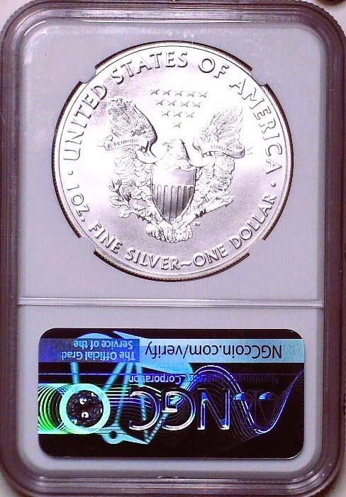 2021 West point Early Release Type 1 Heraldic Eagle Blue Label NGC MS69