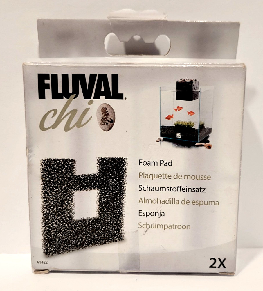 Fluval Chi Replacement Foam Pads - 2 Pack NEW for Fish Tanks