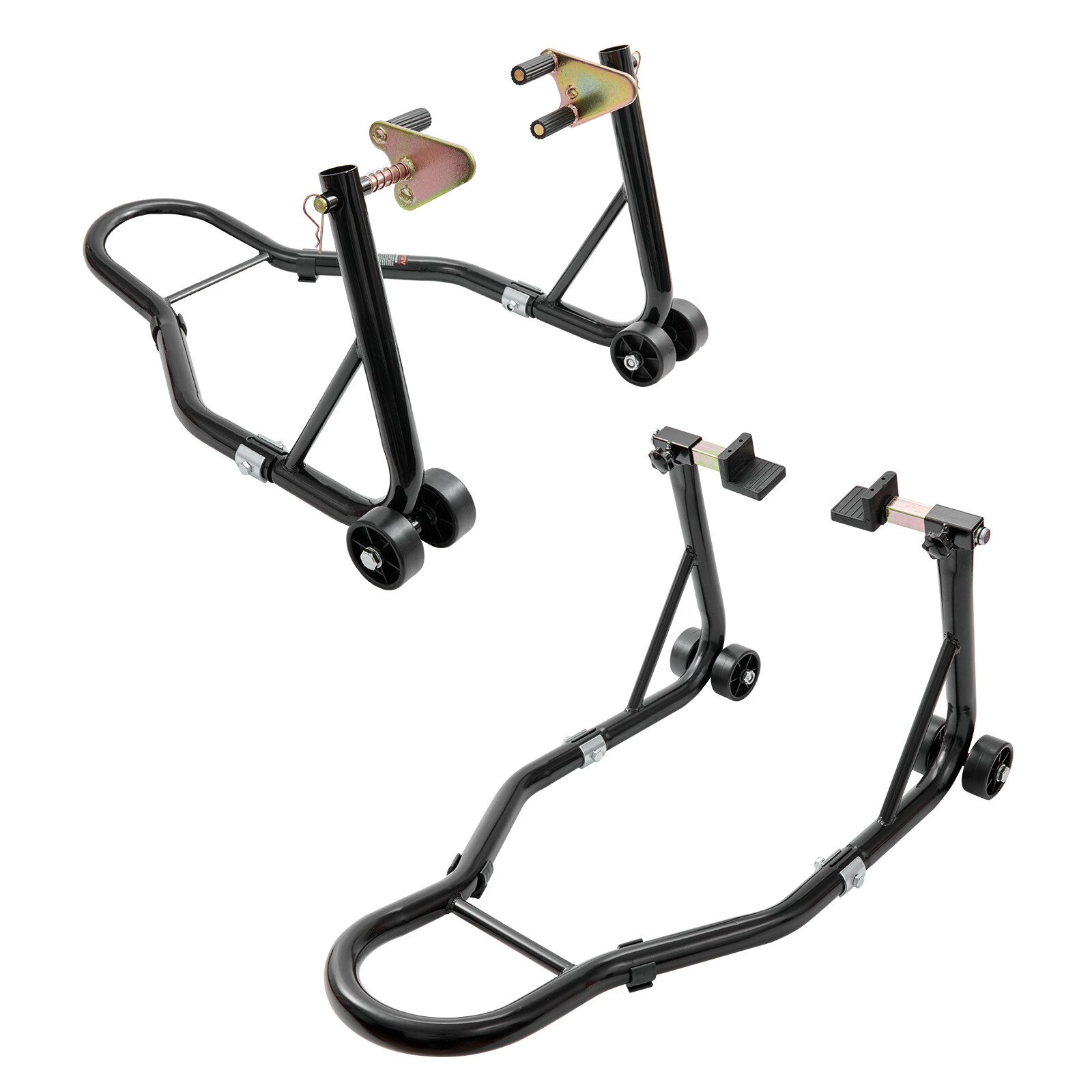 VEVOR Motorcycle Front & Rear Stand Lift 850 lbs Spoolift Paddock Swingarm Arm