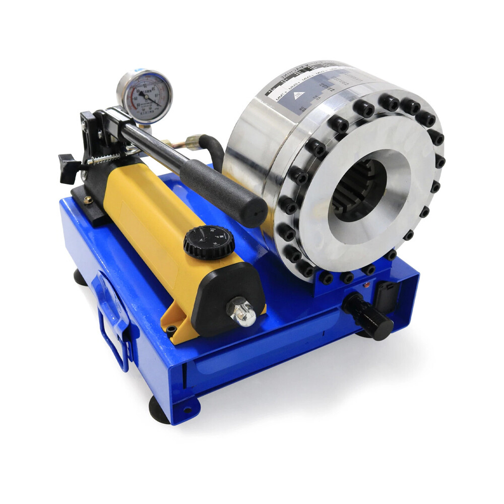 New 5600KN Hydraulic Hose Crimper Pipe Clamping Machine w/ 8 Sets Dies 10mm-30m