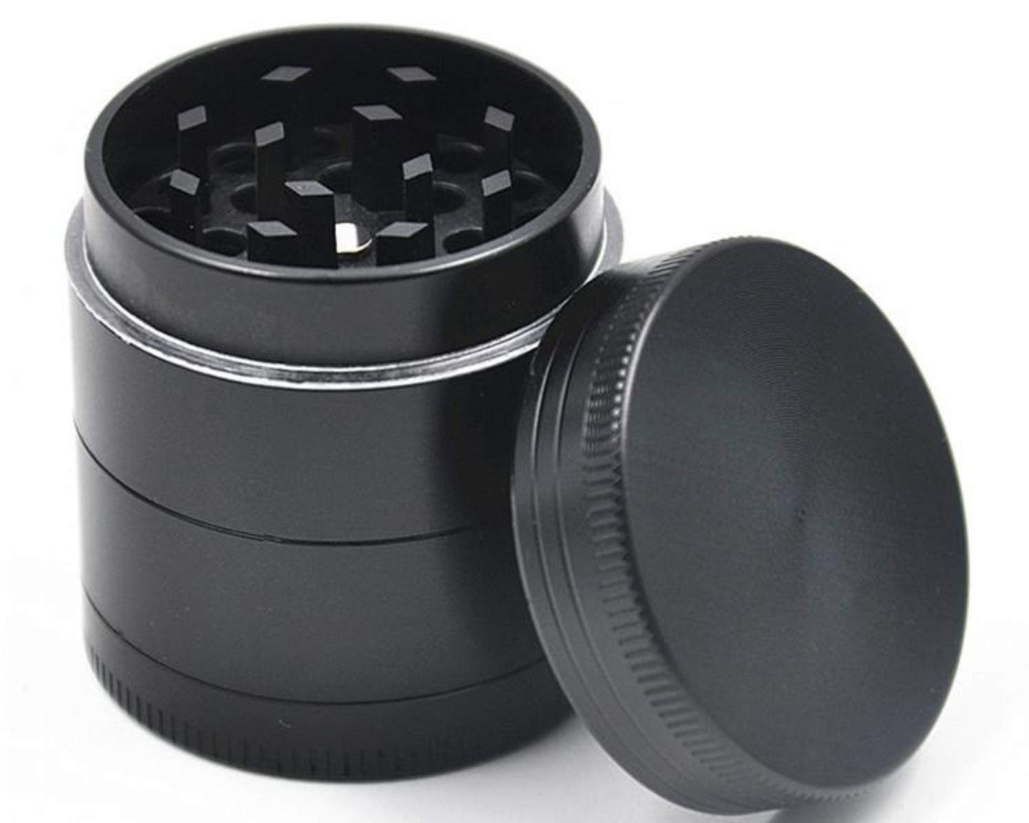 1.5" Tobacco Herb Grinder Spice Herbal Zinc Alloy Smoke Crusher 4 Pieces Metal