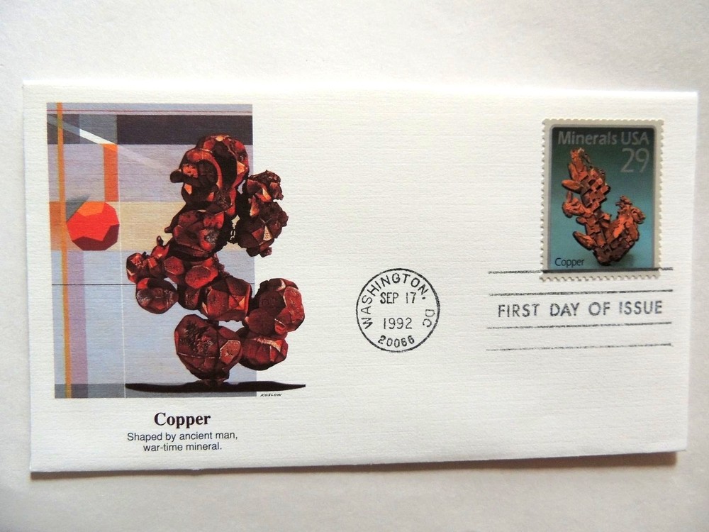 September 17th, 1992 "Copper" First Day Issue