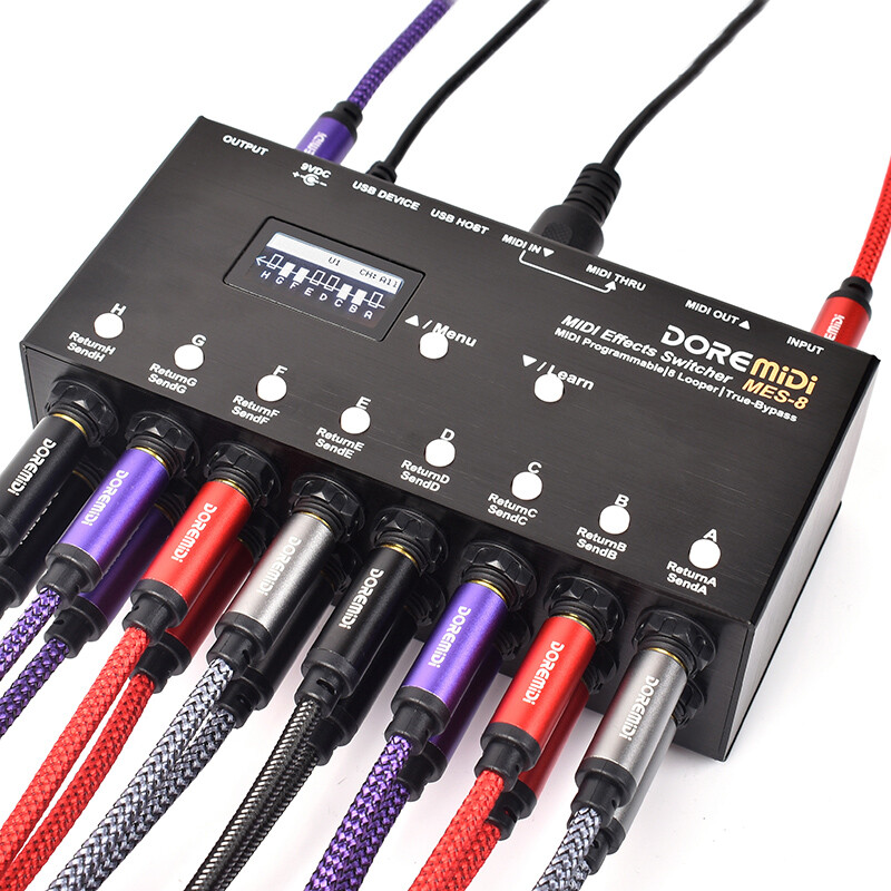 DOREMiDi MIDI Effects Switcher MES-8 controller