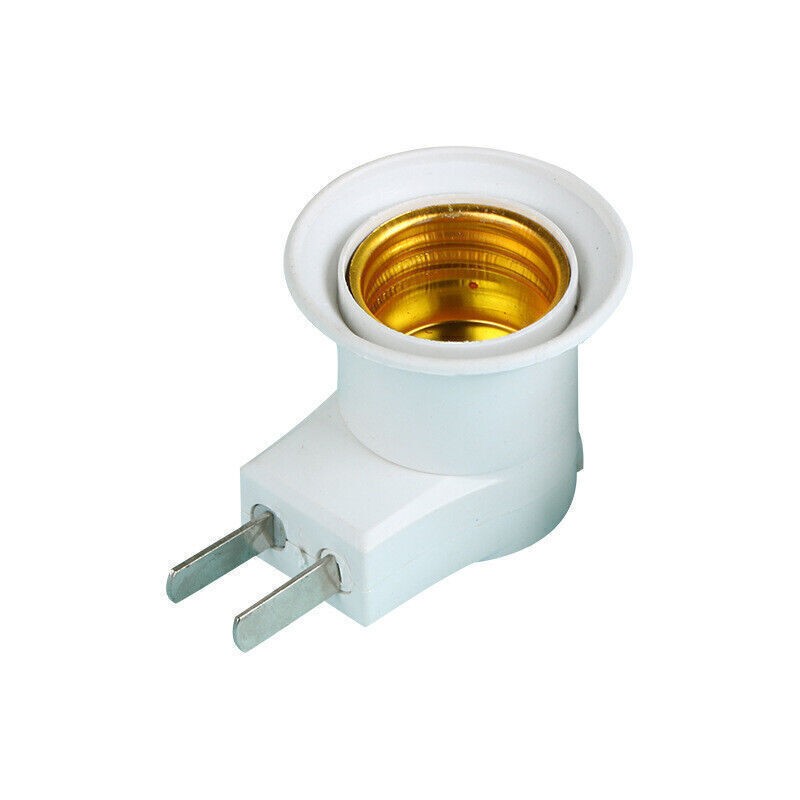 3pcs E27 Light Bulb Socket Holder Plug-in Adaptor Screw Base Lamp Wall US Plug