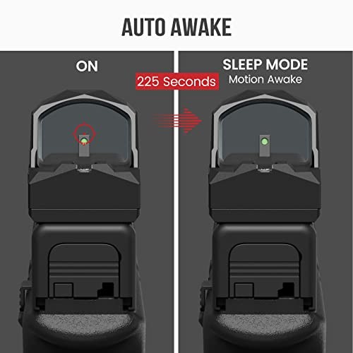 VOTATU PMD504-R MULTIPLE RETICLE RED DOT SIGHT - BLACK