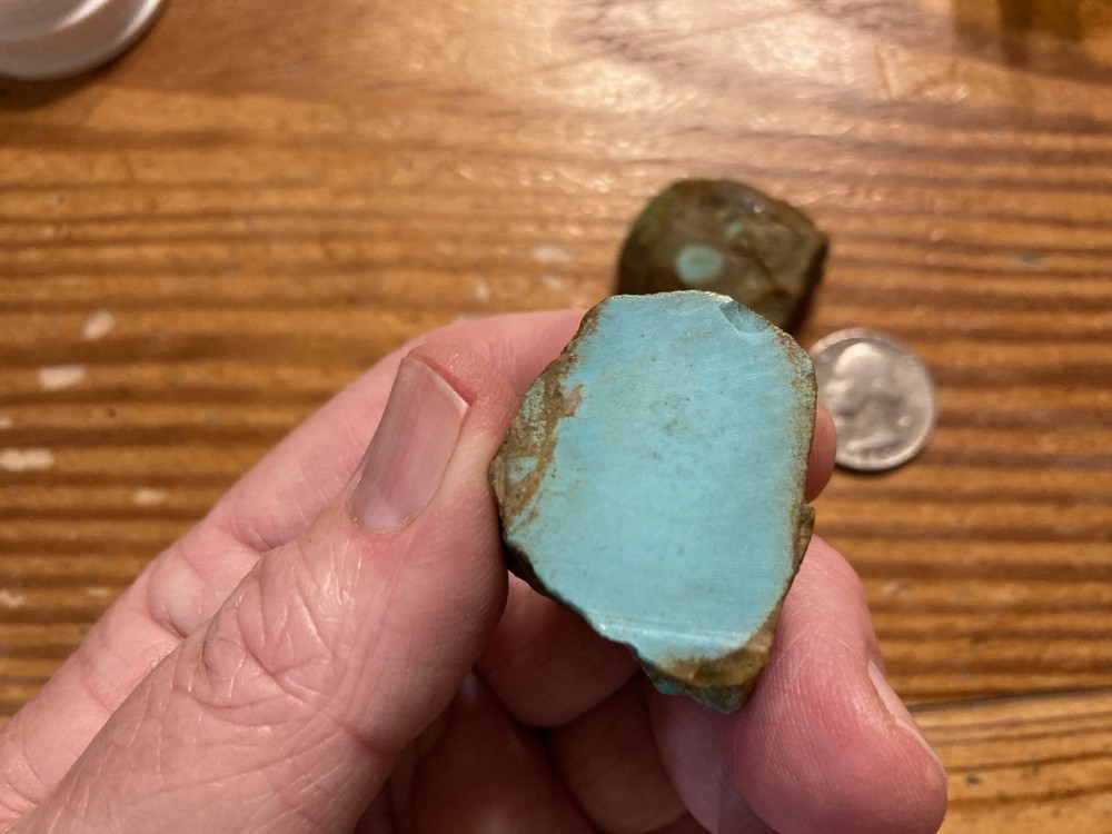 Turquoise Nugget #8 Mine Stabilized 66 Grams Split 330 Carats