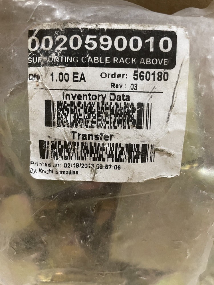 0020590010 Supporting Cable Rack Above