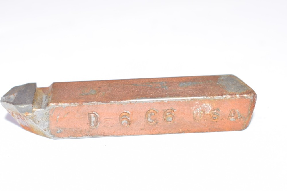 Carbide Tipped Tool Bit, Model: D-6 C6