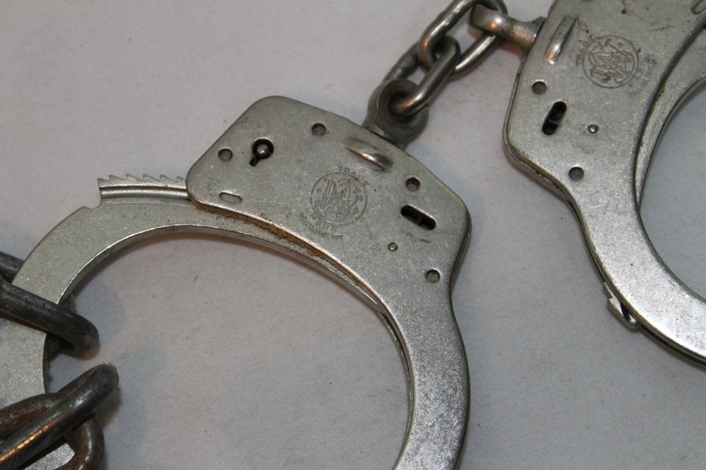 Pair Of Smith & Wesson Handcuffs & Chains