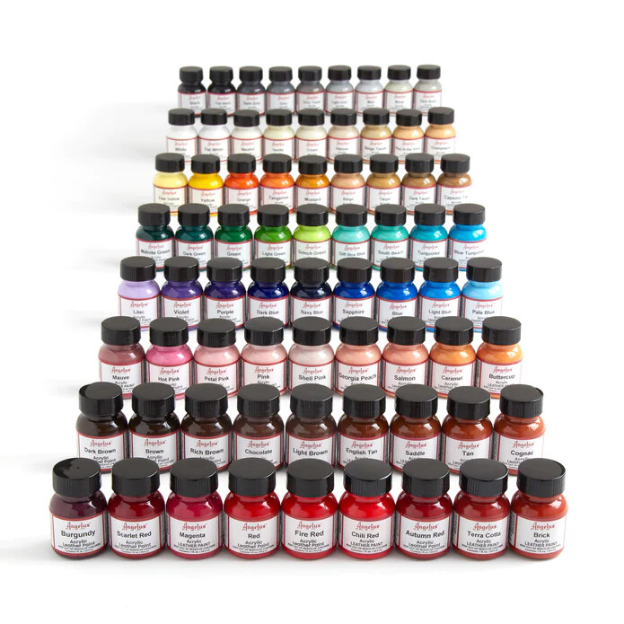 Angelus Brand Acrylic Leather Paint Waterproof all colors - 1 fl.oz