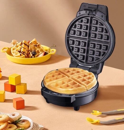 Three in one breakfast sandwich machine, donut machine, cartoon cake machine