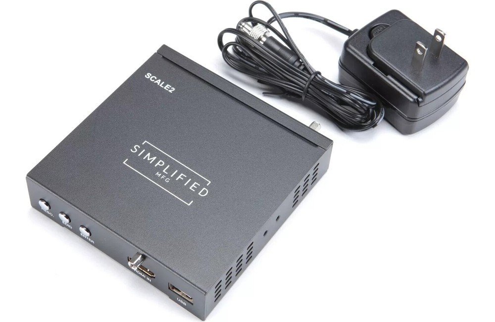 Simplified MFG Scale2 HDMI 18Gbps Scaler with Framerate Conversion 4k
