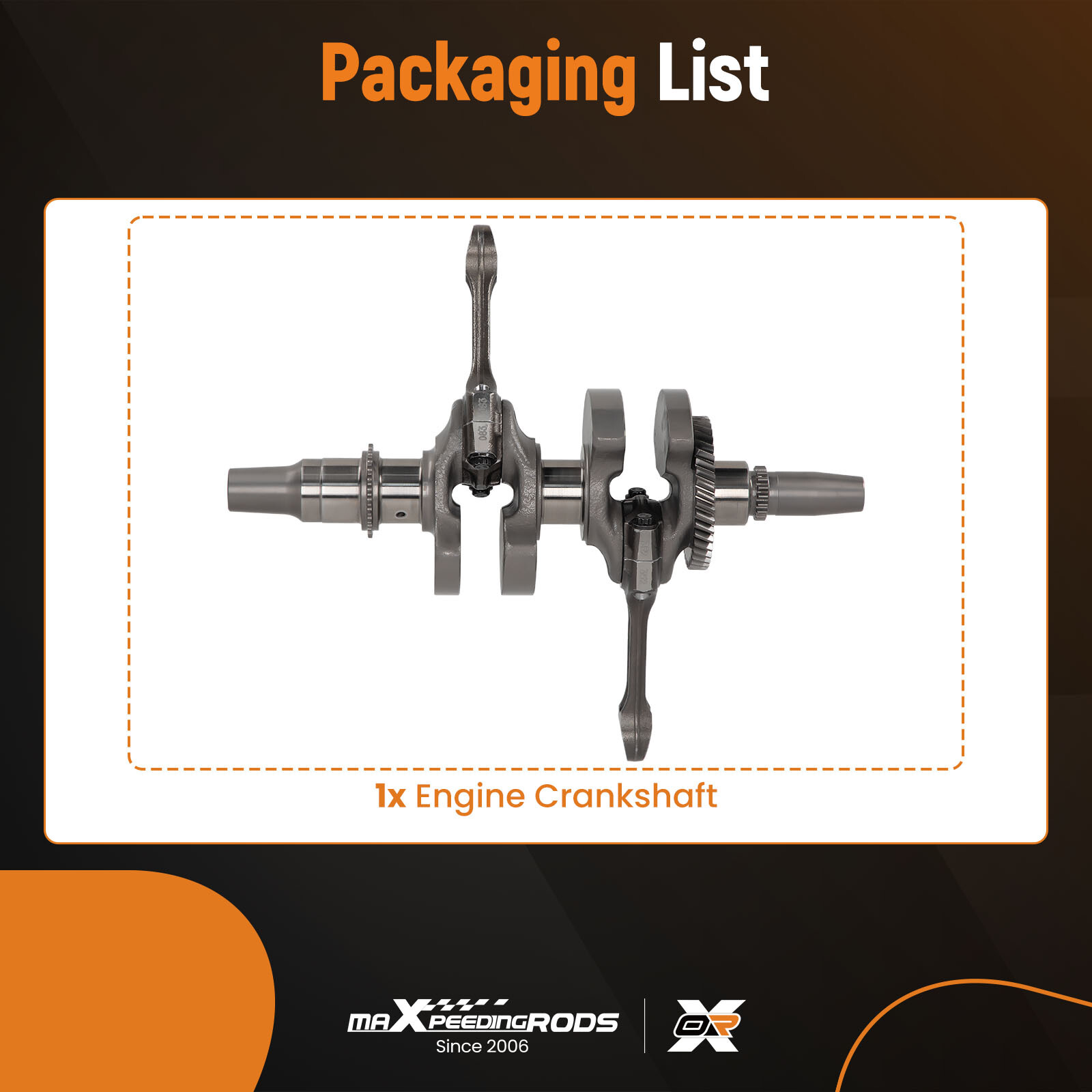 CRANKSHAFT & Connecting Rod New For POLARIS 900 RZR XP 1204599 2013 2014 13 14