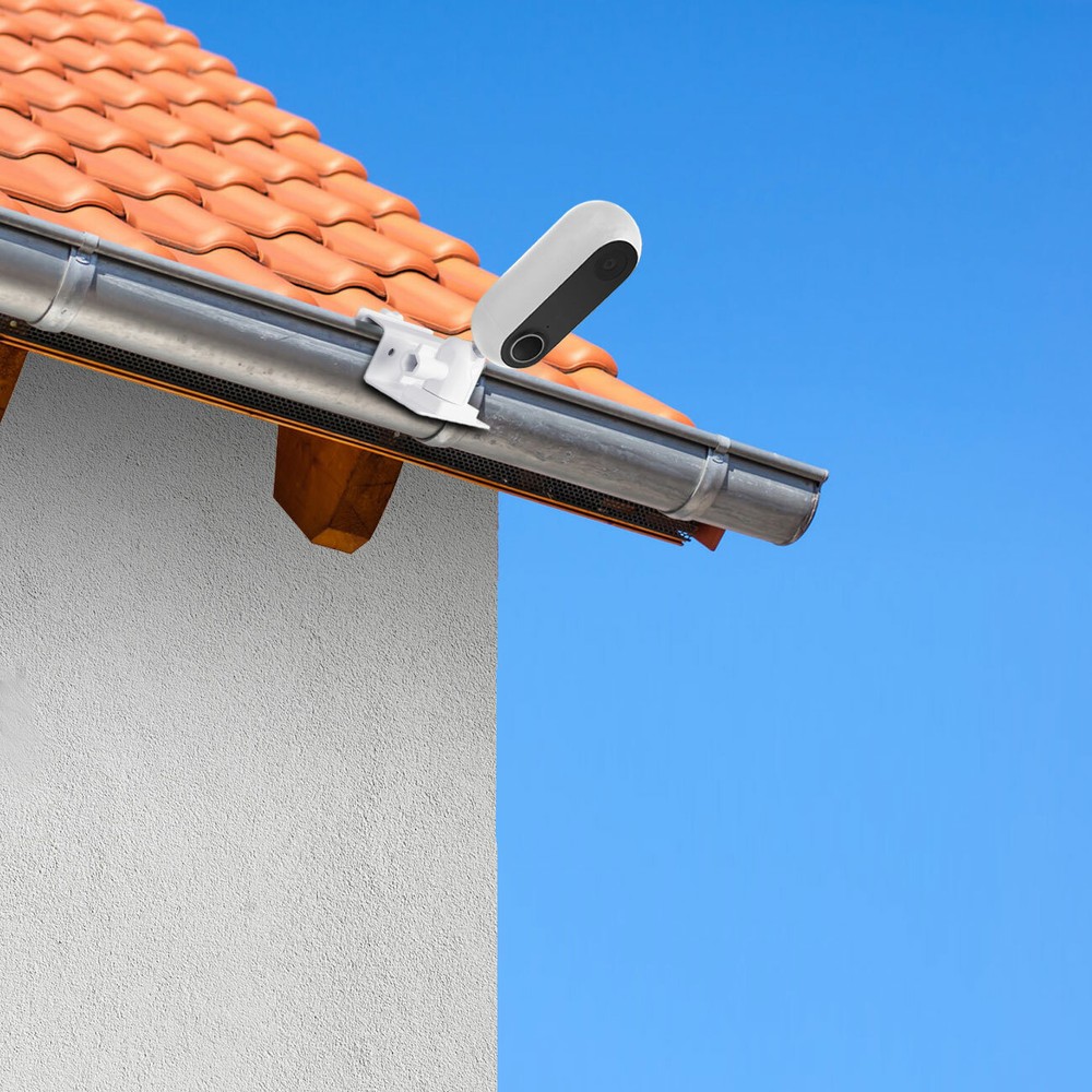 HOLACA Gutter Mount Bracket for CANARY: Flex Indoor Outdoor HD Security Camera