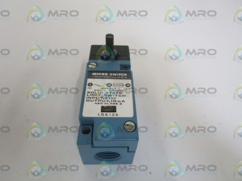 MICRO SWITCH LSA12A LIMIT SWITCH NSMP