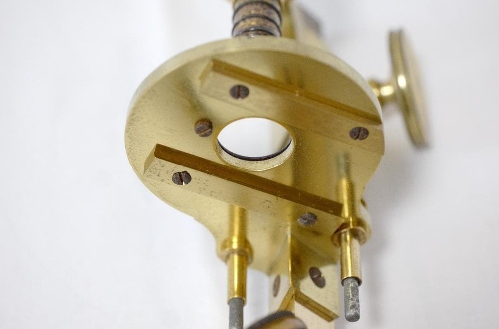 Antique Microscope No. 12: Simon Plössl's "Achromatic" Microscope Height 34 cm
