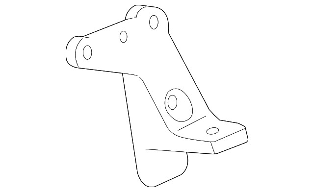 Genuine GM Driver Side Engine Mount Bracket 15876977