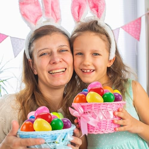 120Pcs Easter Eggs, 2.3" Fillable Bright Colors Plastic Easter Eggs 120-Pack