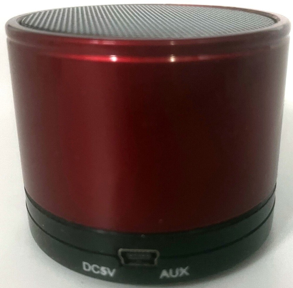 Wells Fargo Bank Red Mini Bluetooth & MP3 Speaker Microphone Input