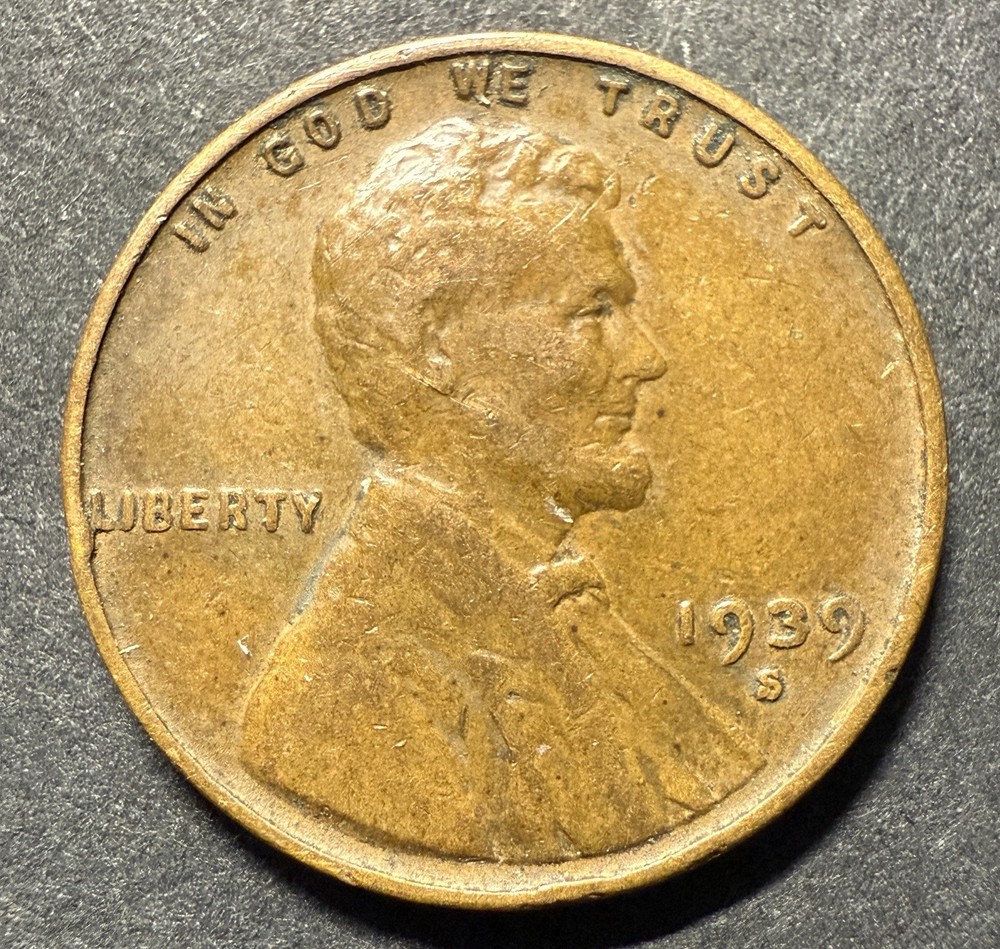 1939 P Wheat Penny Error ~ DDO E10