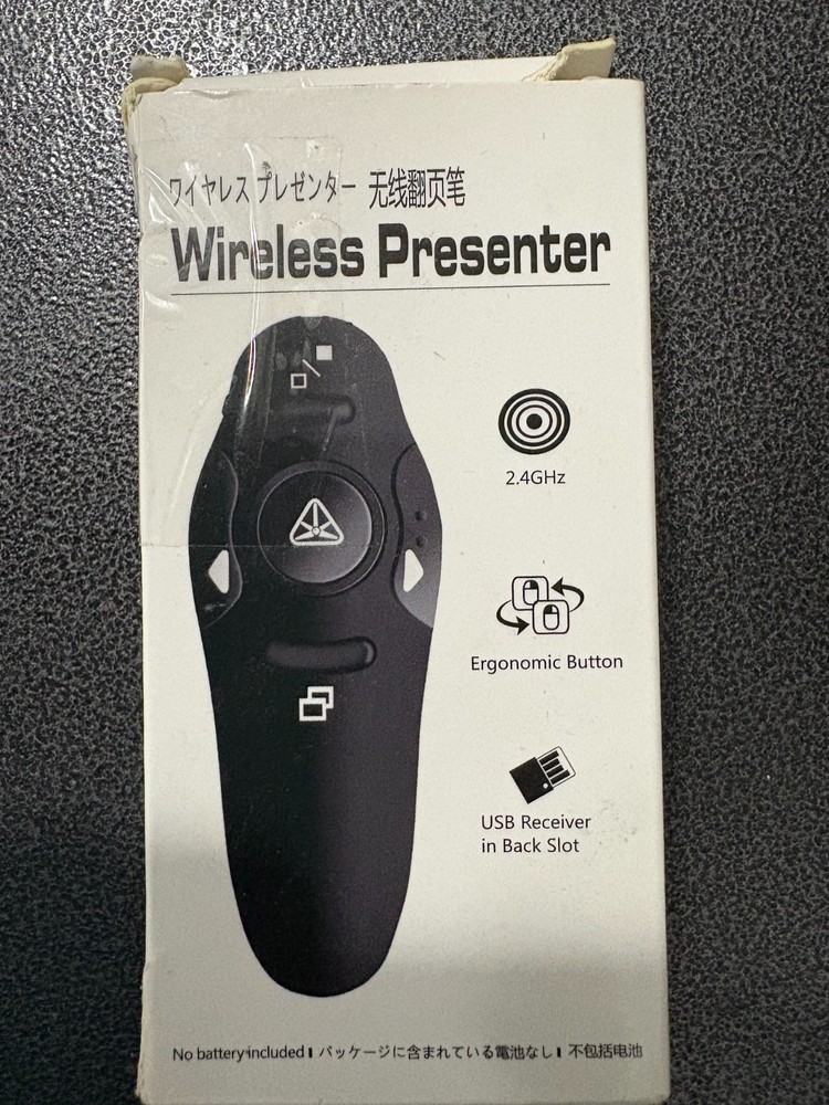 Power Point Presentation Laser Pointer Wireless USB PPT Presenter Remote Control
