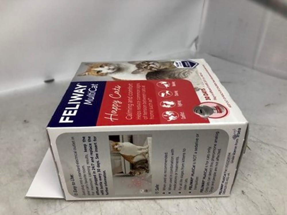 Feliway MultiCat 3661073000394 Happy Cats Calming Diffuser Starter Kit 48mL