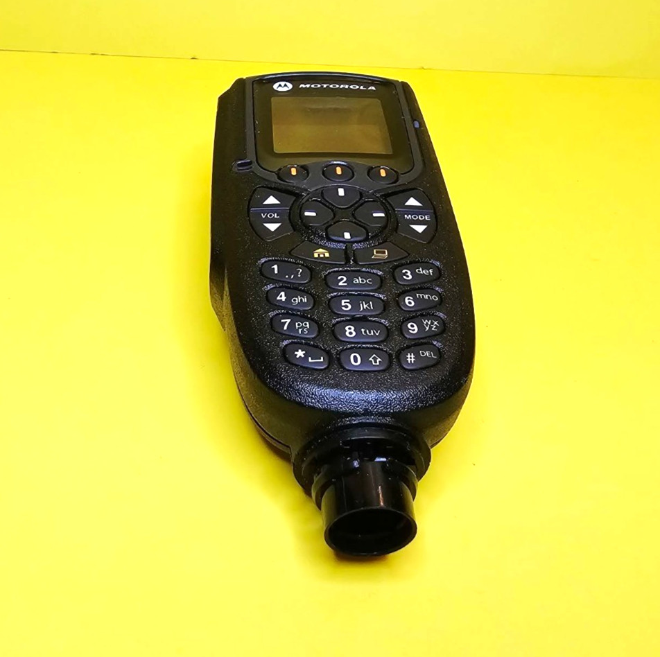 ⚡UNTESTED+MISSING SIDE BUTTONS⚡MOTOROLA PMUN1034F O3 CONTROL HEAD ERGONOMIC PTT⚡