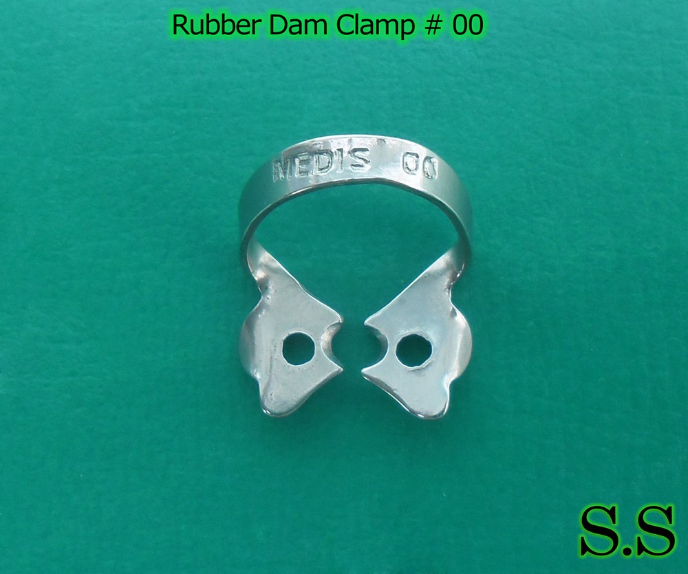 Endodontic Rubber Dam Clamp #00 Surgical Dental Instruments