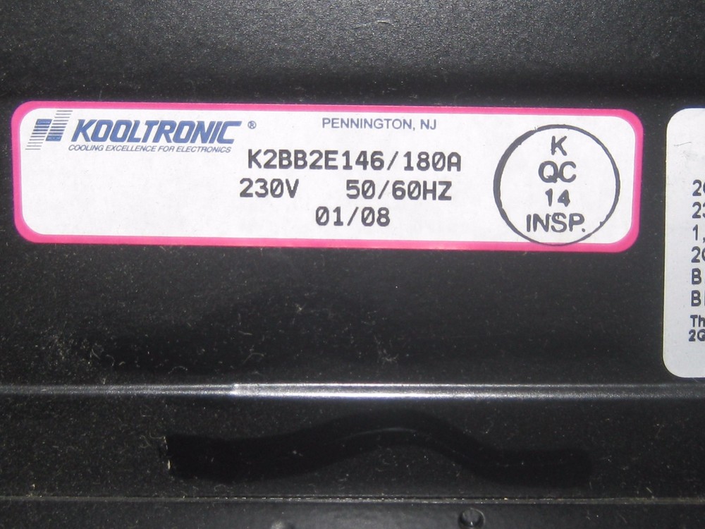 Kooltronic Double Inlet Blower K2BB2E146/180A