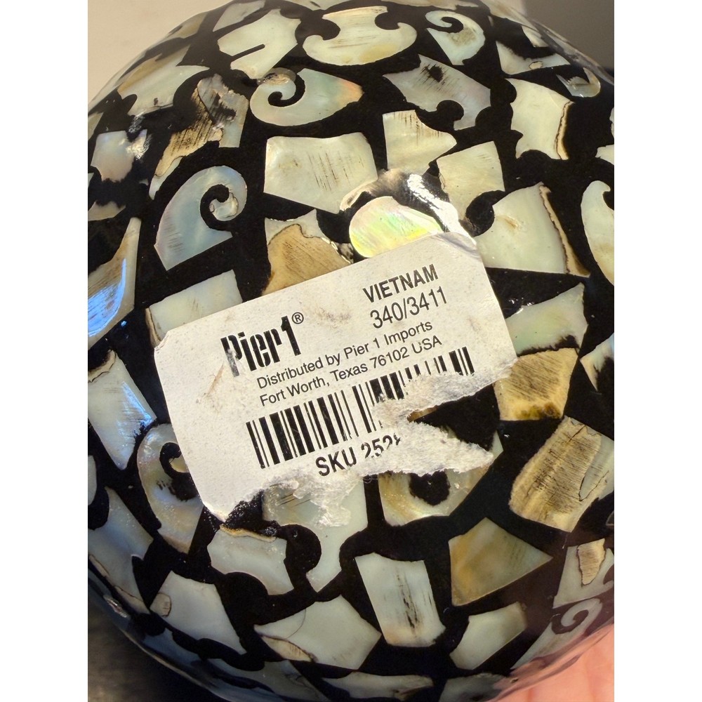 Pier 1 Imports Abalone Shell Sphere Orb Ball