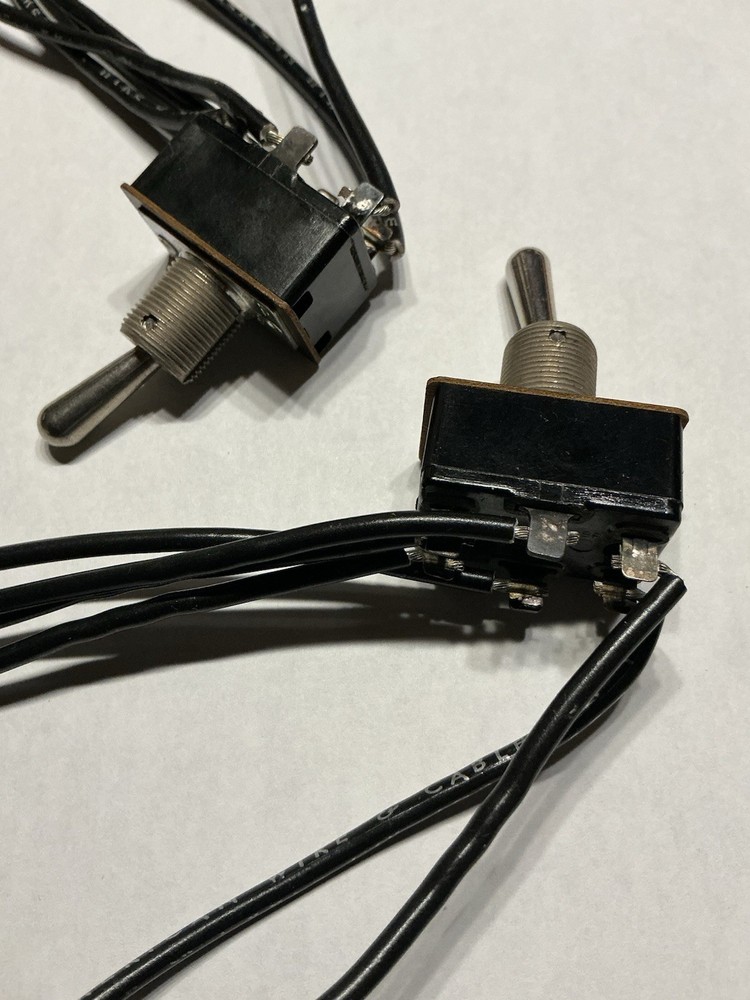 2 Arcade / Pinball Game On/Off Toggle Power Switch - Double Pole Single Throw