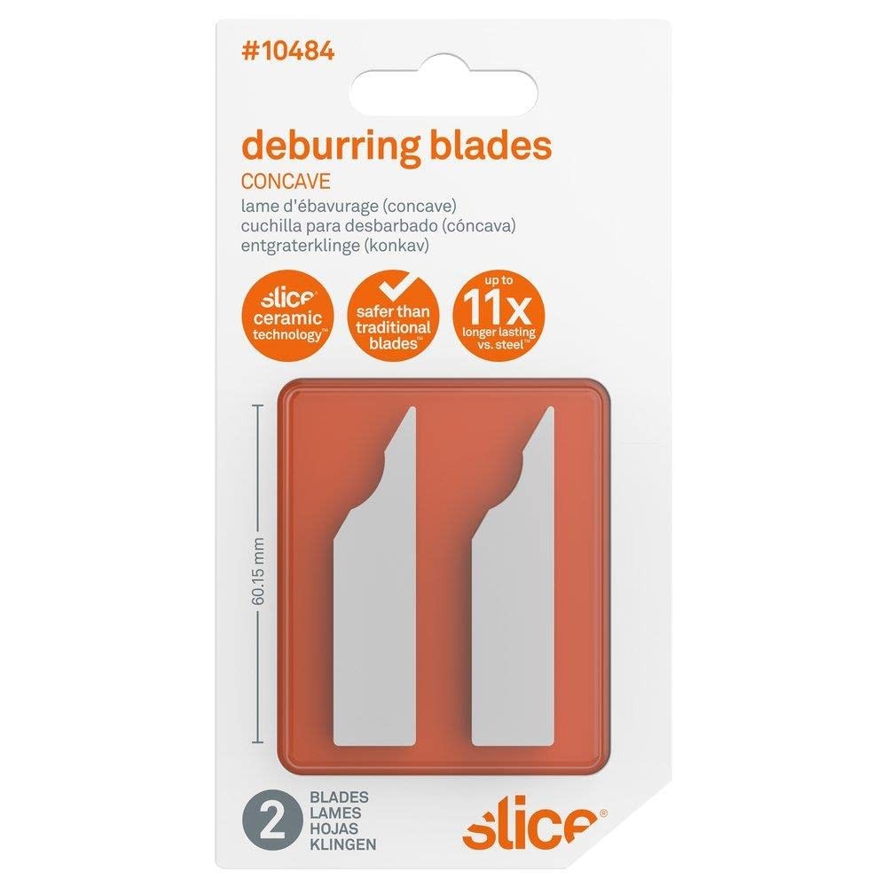 Slice Deburring Blade Concave for Handle, Lasts 11x Longer (10484)