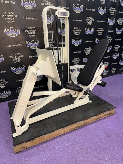 Cybex VR2 Seated Leg Squat Press w / 500 Lb Stack - Belt Driven - Beast