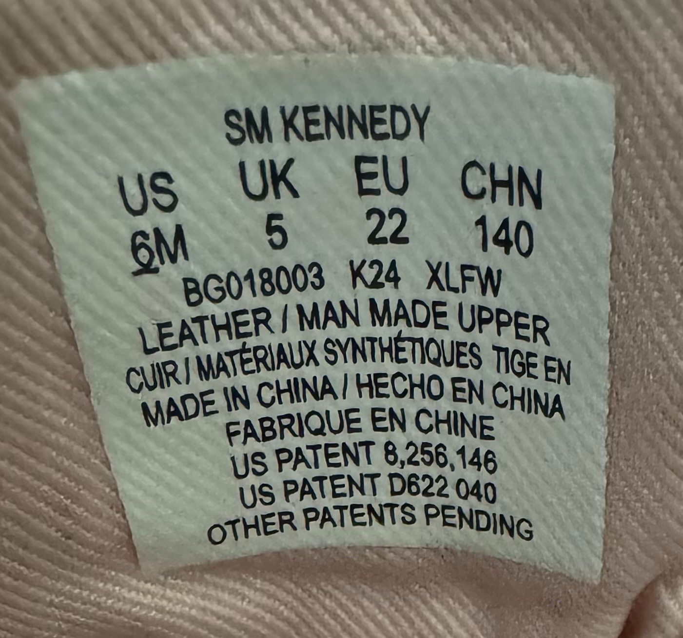 STRIDE RITE SM-Kennedy BG018003 Silver Pink Sparkle Sneakers Shoes Sz 6M Toddler