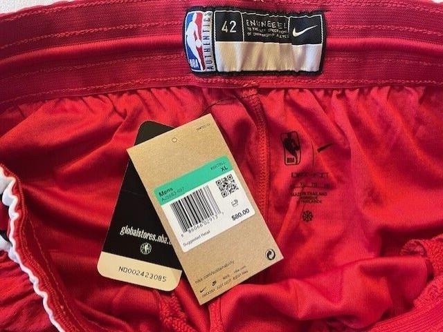 Chicago Bulls Nike Icon Red Basketball Shorts AJ5593-657 Mens Med, Large, XLarge