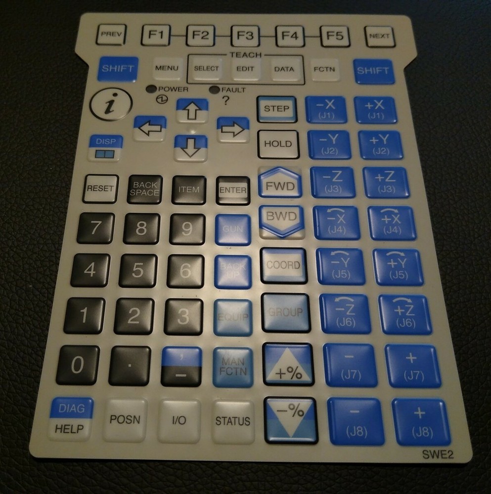 FANUC I PENDANT  MEMBRANE KEYPAD/OVERLAY. SWE2