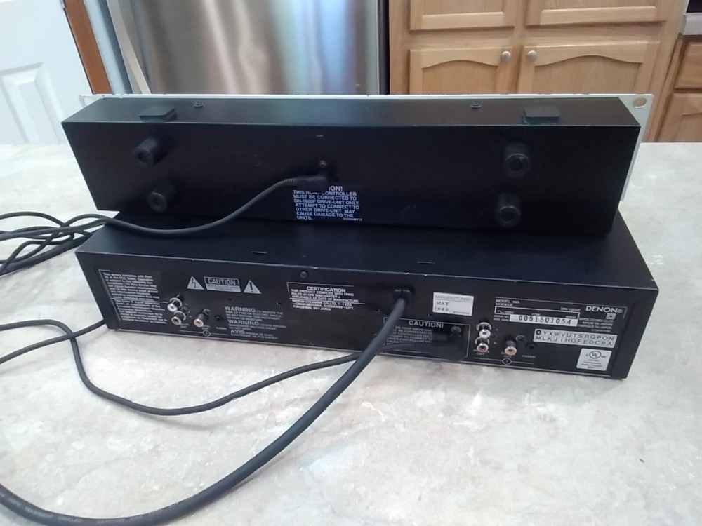 DENON DN-1800F Dual CD Player & Remote Control Unit + RC-47 Set -Read Descriptio