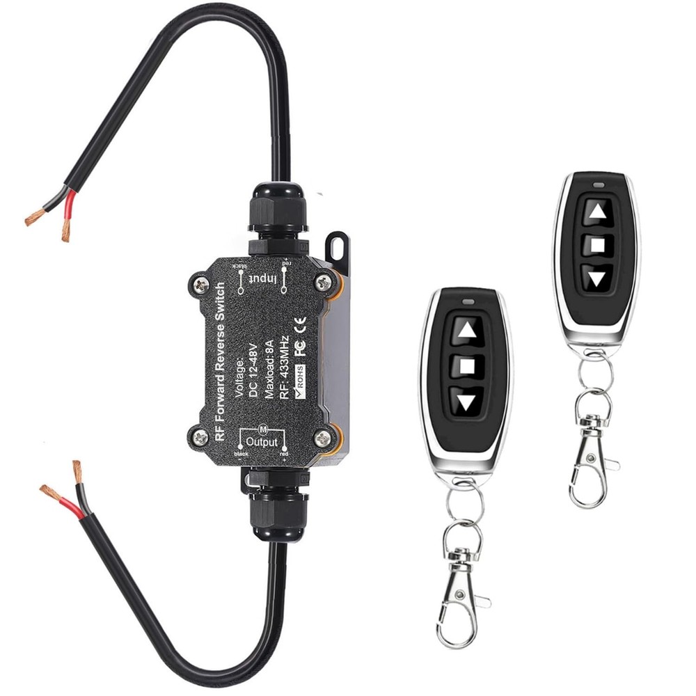 Forward Reverse Switch,DC12V-48V Waterproof Linear Actuator Remote Control...