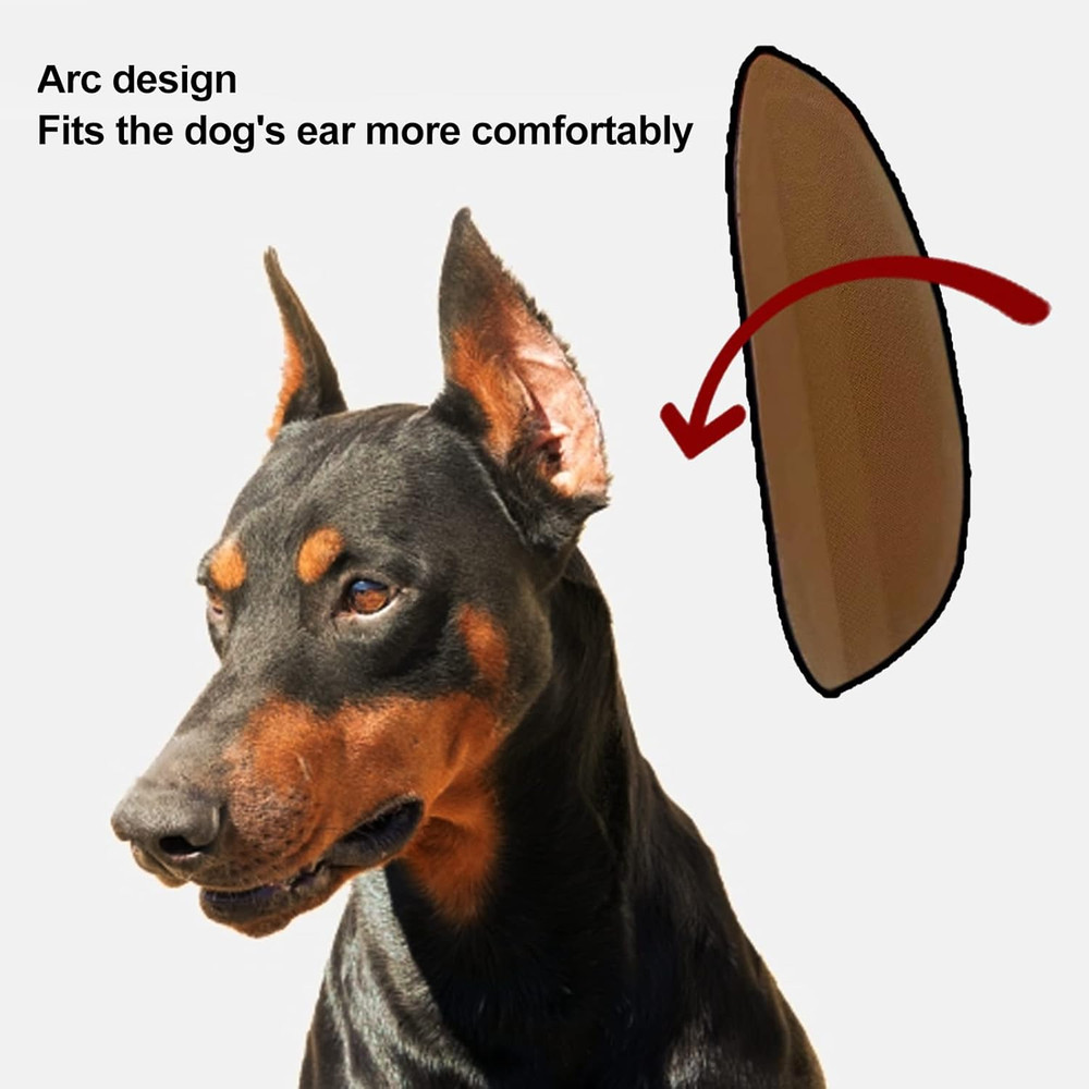 1 Pair Dog Ear Stand Sticker up Support Tool, Dog Ear Fixed Correction Vertical