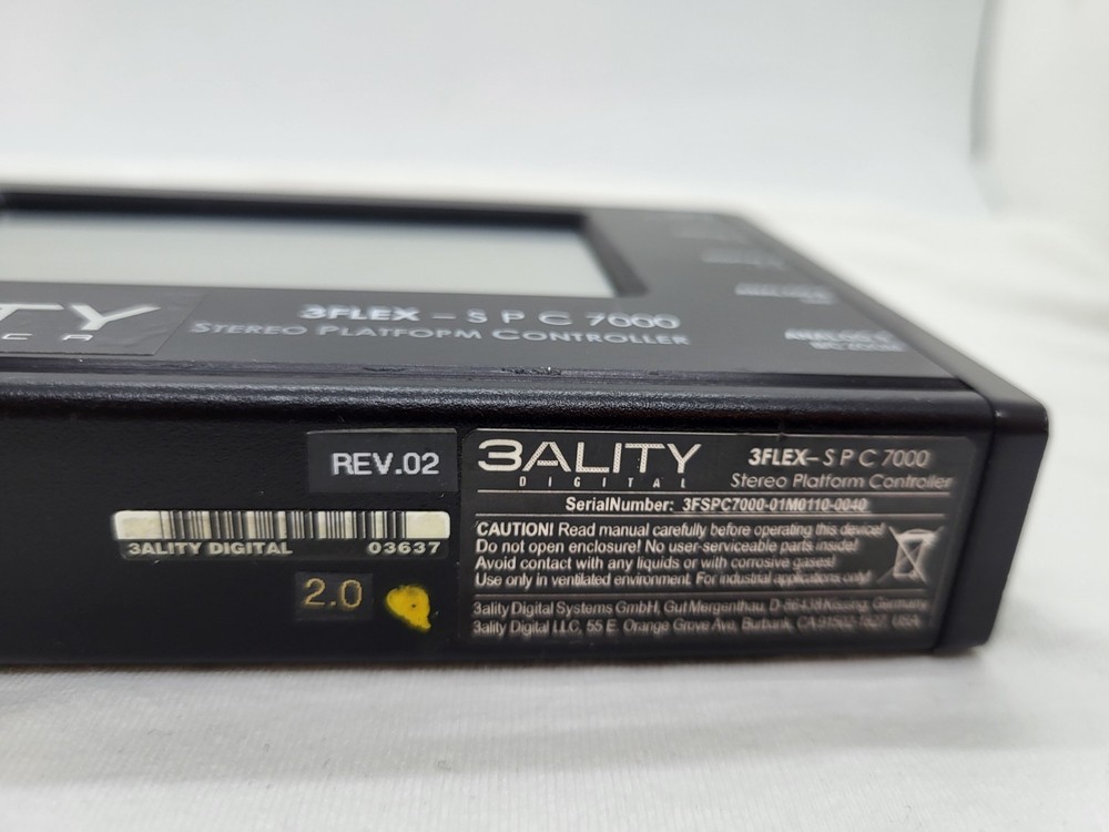 3ALITY DIGITAL 3FLEX SPC-7000 Stereo Platform Controller w/ Hard Case