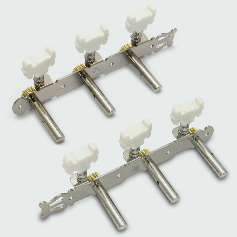 3R3L Classical Guitar String Tuning Peg Keys Machine Head Tuner Pearl White Head