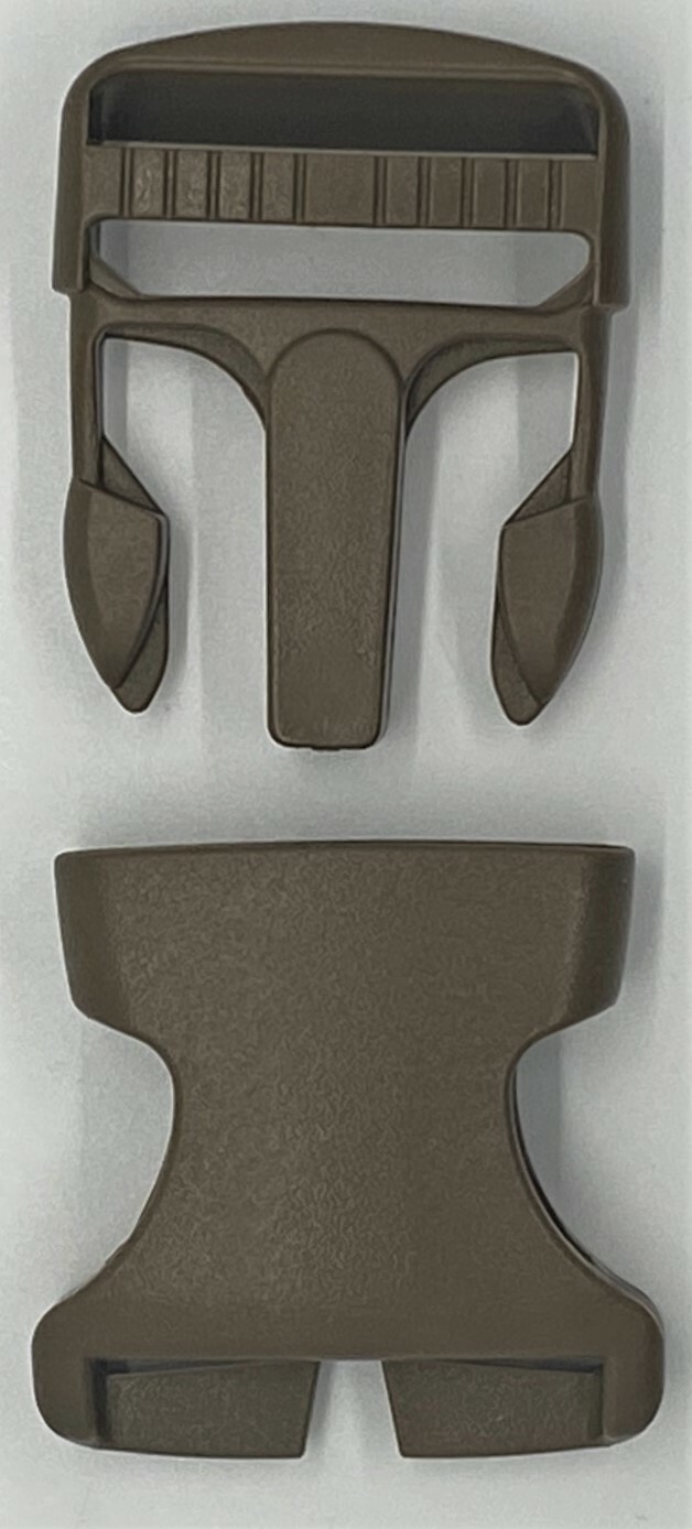 ITW Nexus 1.5 inch Side Release Buckle TSR 150 Split Bar X 2 Coyote Brown