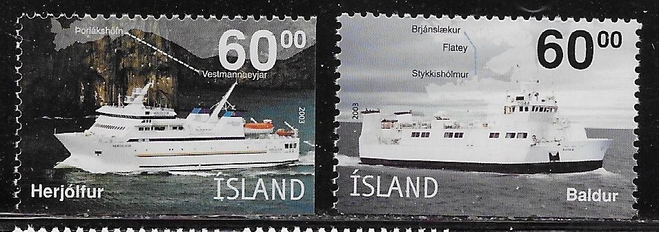 Iceland Scott # 991a-b MNH