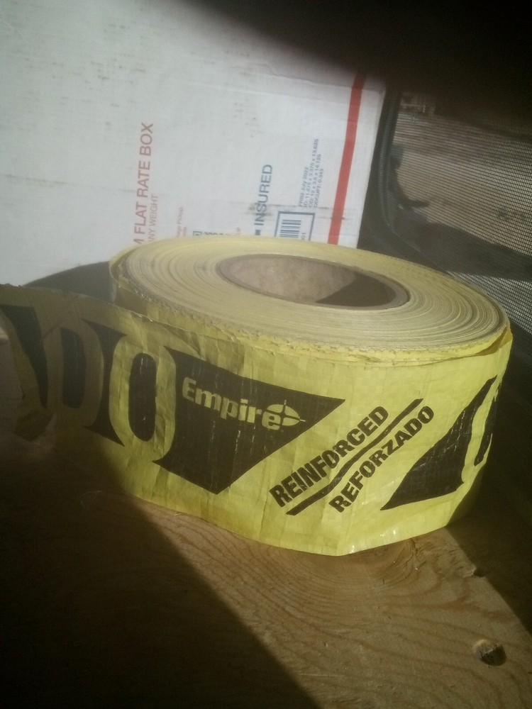 Yellow caution Tape