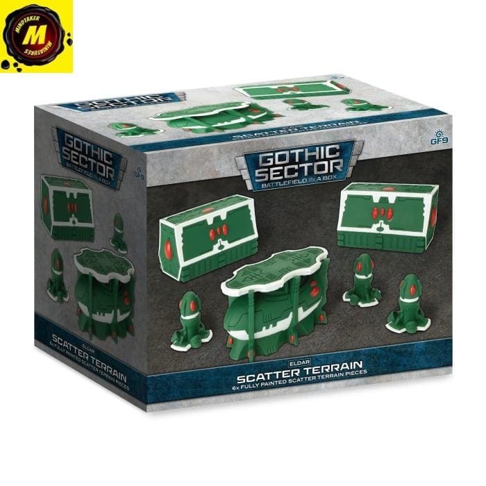 Gothic Sector: Eldar Scatter Terrain (x6) -#BB721 - Terrain