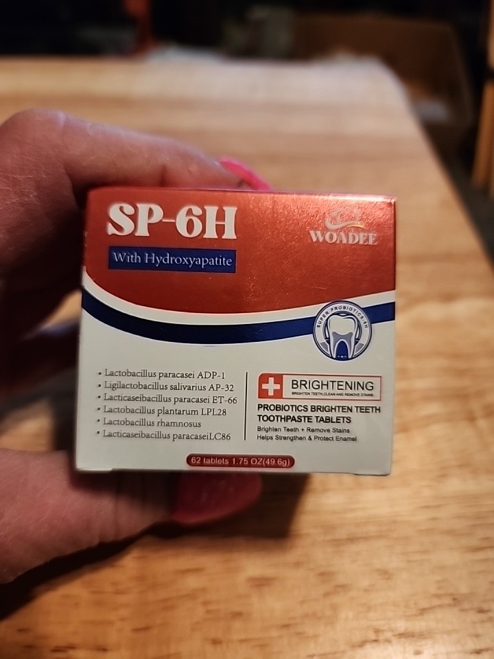 Toothpaste Tablets SP-6 Probiotics & Hydroxyapatite  Remineralizing Enamel R...