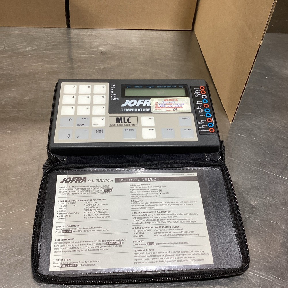 AMETEK JOFRA MLC Multi Loop Calibrator NEW 002027