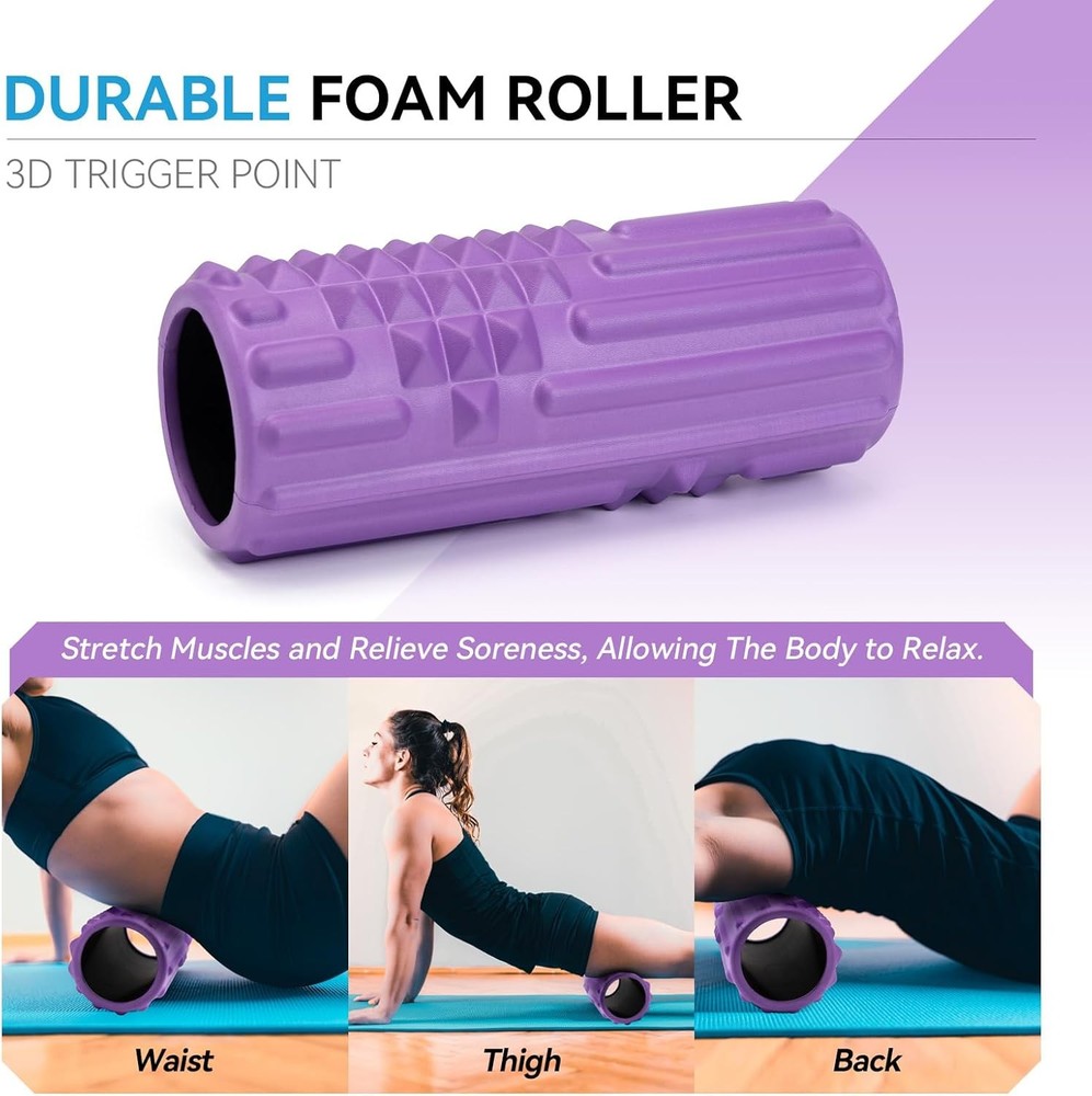1 Fo Roller Set, High Density Fitn Exercise Fo Roller for Deep